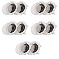 Acoustic Audio CS-IC52-5PR 200 Watt 5.25" 2-Way Home Theater In-Wall/Ceiling Speakers (5-Pair)