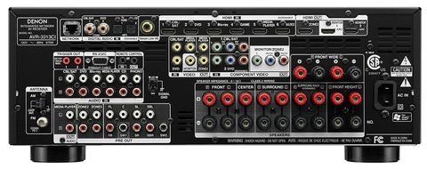 Denon AVR-3313CI Networking Home Theater Receiver with AirPlay and 3 Zone Capacity (Discontinued by Manufacturer) N2