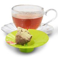 Epoca Silicone Tea Bag Buddy and Cup Cover Lid, 6-Pack, Colors Vary N18