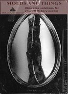 2 LB. Easter Egg Chocolate candy mold with molding Instructions - set of 2