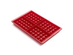 Lekue Silicone Waffle Mold, Model # 0215000R01M017, Red, Set of 2 N5