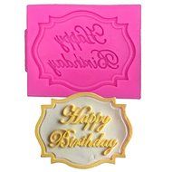 HT BAKEWARE | Framed Happy Birthday Silicone Mold
