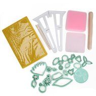Sonline Fondant Gum Paste Plunger Cutter Flower Making Set N2