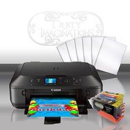 Edible Printer Bundle for Canon - Comes with Edible Ink Cartridges &amp; Frosting Sheets N4
