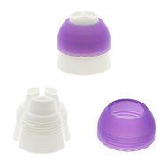 HuaYang Creative 3 Color Icing Piping Cake Cream Baking Nozzle Converter Decorating Tool N8