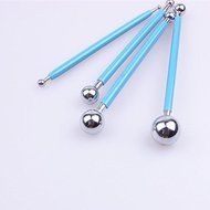DPIST Fondant Tools Metal Ball Fondant Cake Decorating Sugarcraft Gumpaste Flower Modelling Mold 4pcs