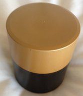 Japanese Tea Caddy with the Inner Lid(gold&times;black) N2