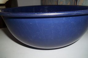 Pyrex Blue with Clear Bottom 323 Stack Mixing Bowl