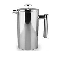 XHHOME French Press Coffee Tea Pot Brewer with filter Stainless Steel Double Wall 350mL 12 Ounces N3