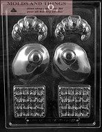 BREAKFAST FOOD Kids Chocolate Candy Mold with &copy; molding Instructions - Set of 3