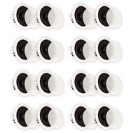 Theater Solutions TS50C In Ceiling Speakers Surround Sound Home Theater 8 Pair Pack