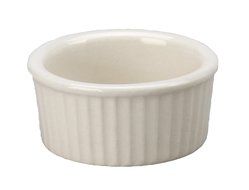 Vertex China RMK-2-V Vista Ramekin, Fluted, 2-1/2", 2 oz., Bone White (Pack of 72)