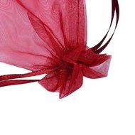 Candy Bag DZT1968 100pcs Organza Wedding Party Decoration Gift Candy Sheer Bags Pouches (Orange) N20