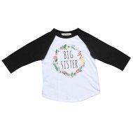 T-Shirt ,BeautyVan Cute Baby Kids Boys Girls Long Sleeve Letter Flowers Print T-Shirt Top Outfits (4T, Black) N4
