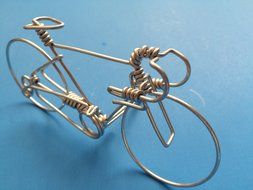 Handcrafted Mens Road Bike Small ~Unique Biking Birthday Gifts for Cyclists as Cake Toppers ~One Whole Aluminum... N10