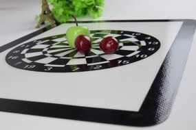 Homankit Silicone Baking Mat - Interesting Dartboard Design - 11 5/8" x 16 1/2" Reusable Non-Stick Liner for Macaron... N5