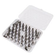 LIHAO 55 Piece Icing Piping Tips Cake Pastry Sugar Craft Decorating Tool Set N2
