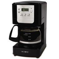 Mr. Coffee JWX9 5-Cup Programmable Coffeemaker, Black with Stainless Steel Carafe