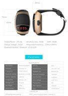 HONGYU Multifunctional Bluetooth Speaker Sports Watch , Portable Mini Bluetooth Watch Wireless Speaker , TF+Bluetooth... N17