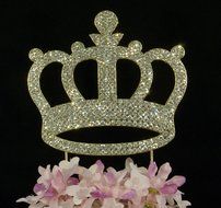 Mr &amp; Mrs Gold Crystal Cake Toppers Bling Gold Cake Decorations Weddings Birthday Anniversary Showers Party by... N3