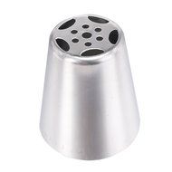 FEESHOW Set of 7 Russian Flower Icing Piping Cake Nozzles Tips Baking Tools Home Baking DIY Tool (Silver-7 Pcs) N3