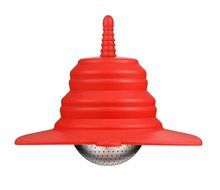 Hipo Design Height Adjustable Tea Ball Strainer- Foldable Silicone Q Cap alone as Coffee Dripper (orange) N9
