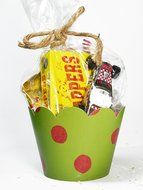 Cupcake Wrappers Green and Red Polka Dot Decorations for Packaging Christmas Treats and Food Gifts 36 Pieces by... N3