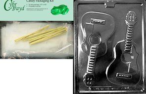 Cybrtrayd J097 Guitar for Specialty Box Jobs Chocolate Candy Mold N6