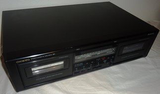 Onkyo TA-RW303 Dual Cassette Stereo Tape Deck With Auto Reverse and AV Cables Music Audio Sound - VERY RARE N3