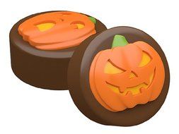 SpinningLeaf Spooky &amp; Spooked Pumpkins Sandwich Cookie Mold