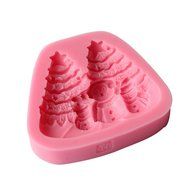 Christmas Gift - Christmas Fondant Silicone Sugar Mold Cake Decorating - Christmas Santa Sled Deer N13