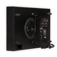 Theater Solutions SUB8S 250 Watt Surround Sound HD Home Theater Slim Powered Active Subwoofer (Black) N2