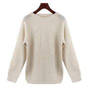 Knitwear Cardigan,Morecome Women Long Sleeve Loose Sweater Knitted Sweater (M)