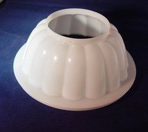 Tupperware Vintage White Jello Mold Jel N Serve Replacement Mold Only N2