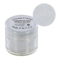 Bright Silver Crystallized Pearl Crystal Color Dust