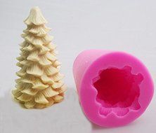 3D Christmas tree Shape Soap Silicone mold XMAS Holiday candle mold 8x6cm Party Baking cake decoration Tools Chocolate...