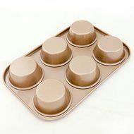 LOHOME Quiche Pan Mini Cupcakes Torte Souffle Cheesecake Egg Tart Makers Cake Molds Baking Molds Gourmet Bakeware...