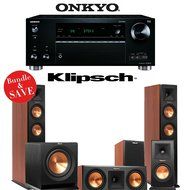 Onkyo TX-RZ710 7.2-Channel Network A/V Receiver + Klipsch RP-250F + Klipsch RP-250C + Klipsch RP-150M + Klipsch...