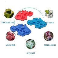 Y&amp;XL&amp;H Dinosaur Shaped Silicone Chocolate Cake Biscuit Baking Mold Tray Ice Mold Bakewa(Random Color) N3