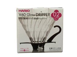 Hario V60 Glass Dripper, Measuring Spoon &amp; 100 Filters All Sold Together N4