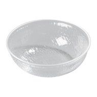 Carlisle SB6807 1 Qt. Clear Pebbled Acrylic Bowl
