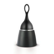AdHoc Floating Tea Egg, Infuser with Stand, Ready to Use, Stainless Steel / Nylon Green, 13 cm, TE08 N4