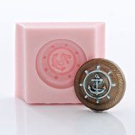 Nautical Anchor Button Silicone Mold Food Safe Fondant, Chocolate, Candy, Mint, Resin, Polymer Clay, Jewelry,... N6