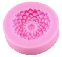 Baking Molds 3D Silicone Mould Cake Candy Pastry Tools Non-stick Chrysanthemum Mini Pink Flower Sugarcraft for... N4