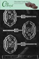 Cybrtrayd M026 Thank You Lolly Miscellaneous Chocolate Candy Mold