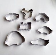 Yunko 7pcs Good time on vacation Stainless Steel Cookie Fondant Cutter Cake Decoration Tools Cloud Rainbow Beetle... N2