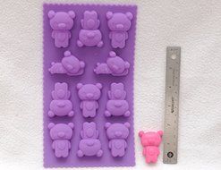 Bear Shaped Silicone Baking Mold: Best Chocolate, Jello, Hard Candy, Soap Mold and Silicone Ice Cube Tray on Amazon... N4
