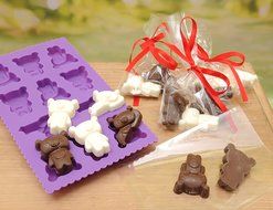 Bear Shaped Silicone Baking Mold: Best Chocolate, Jello, Hard Candy, Soap Mold and Silicone Ice Cube Tray on Amazon... N5