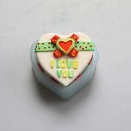 Y&amp;XL&amp;H LOVE Heart Chocolate Silicone Molds,Cake Molds,Soap Molds,Decoration Tools Bakeware N2