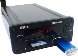 ONEU Bluetooth Amplifier Wireless Class D HIFI Digtal Stereo Audio High Home Mini Car Power Amp With SD/USB Reader N5